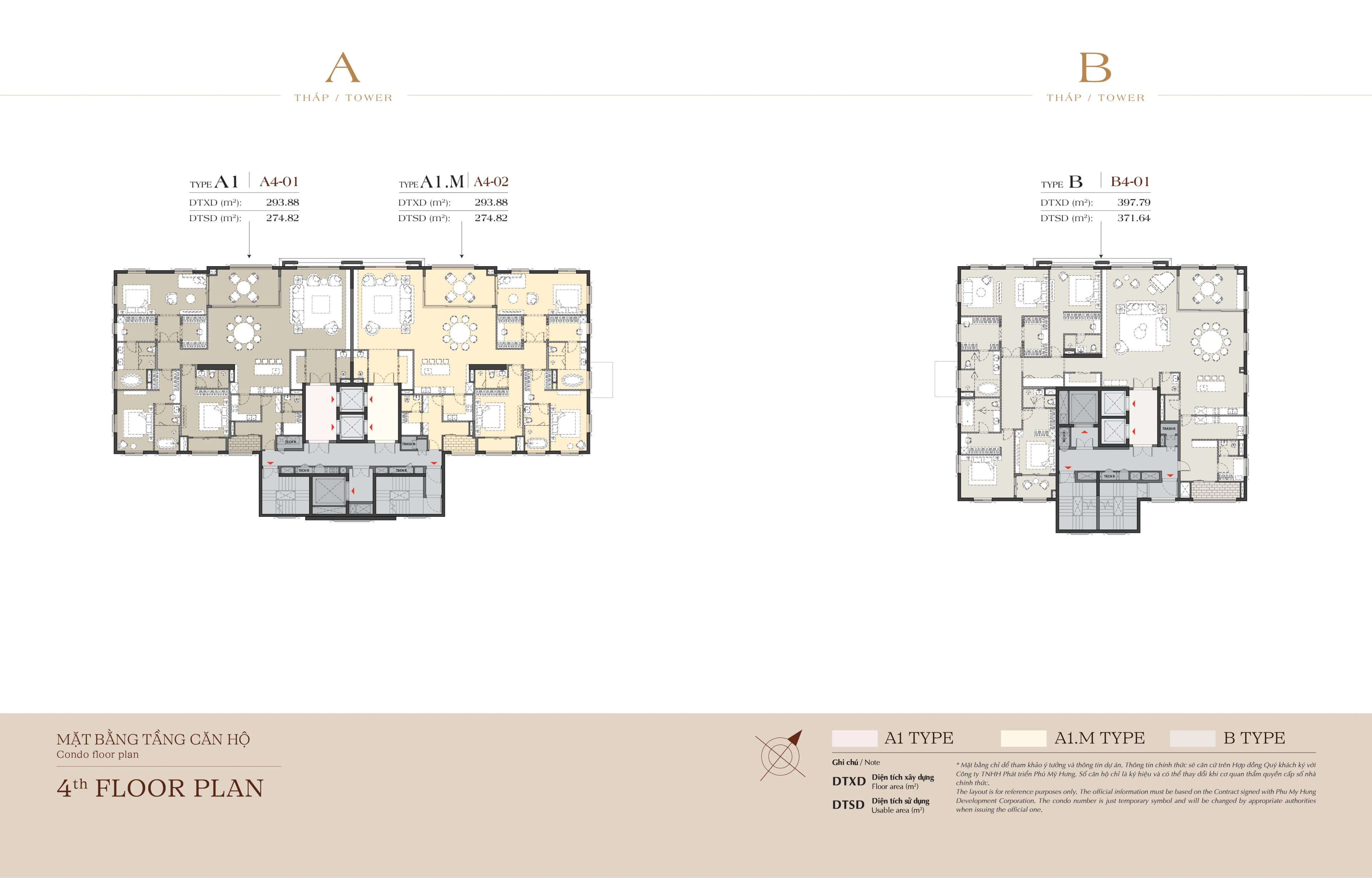 CĂN HỘ ĐIỂN HÌNH BLOCK B (4PN)