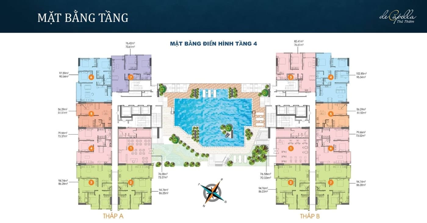 Căn Hộ 1 Phòng Ngủ (1BR)