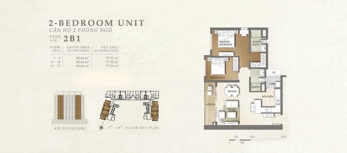 Căn Hộ 1 Phòng Ngủ (1BR)
